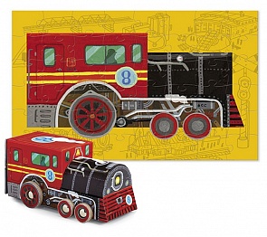 Пазл 48 деталей – Локомотив (Crocodile Creek, 4100-8)